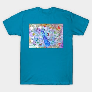 Beautiful Butterfly Peacock T-Shirt